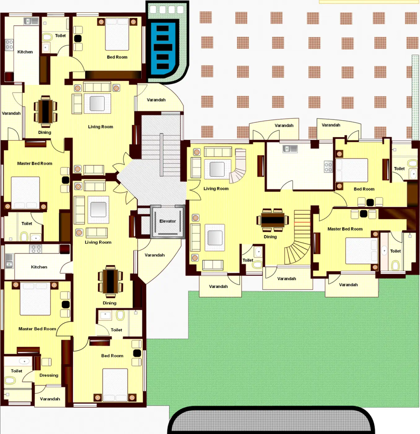 Top View of Aloha Residence